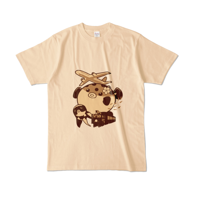 カラーTシャツ - L - ナチュラル (淡色)