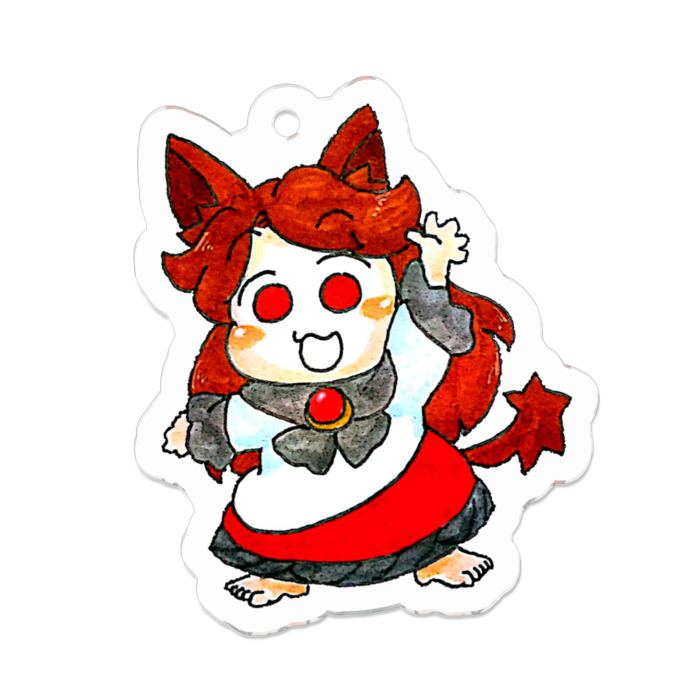 アクリルキーホルダー - 50 x 50 (mm)