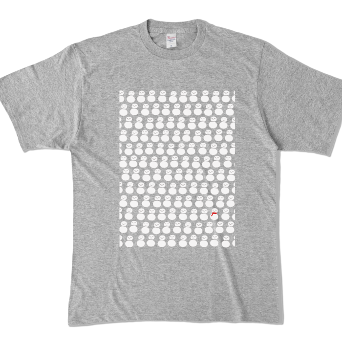カラーTシャツ - XL - 杢グレー (濃色)