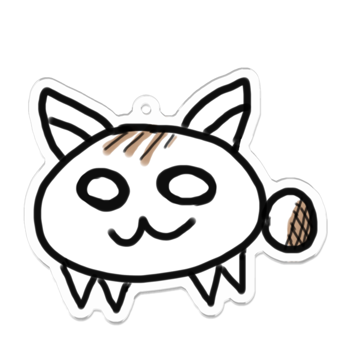 アクリルキーホルダー - 70 x 70 (mm)