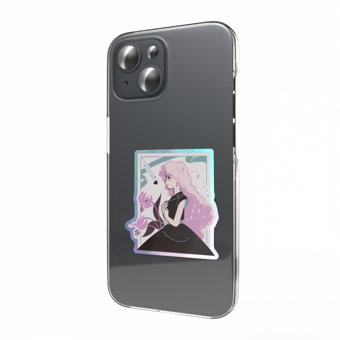 オーロラスマホステッカー - 縦