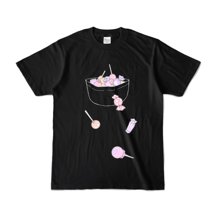 カラーTシャツ - S - ブラック (濃色)
