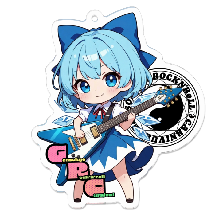 アクリルキーホルダー - 70 x 70 (mm)