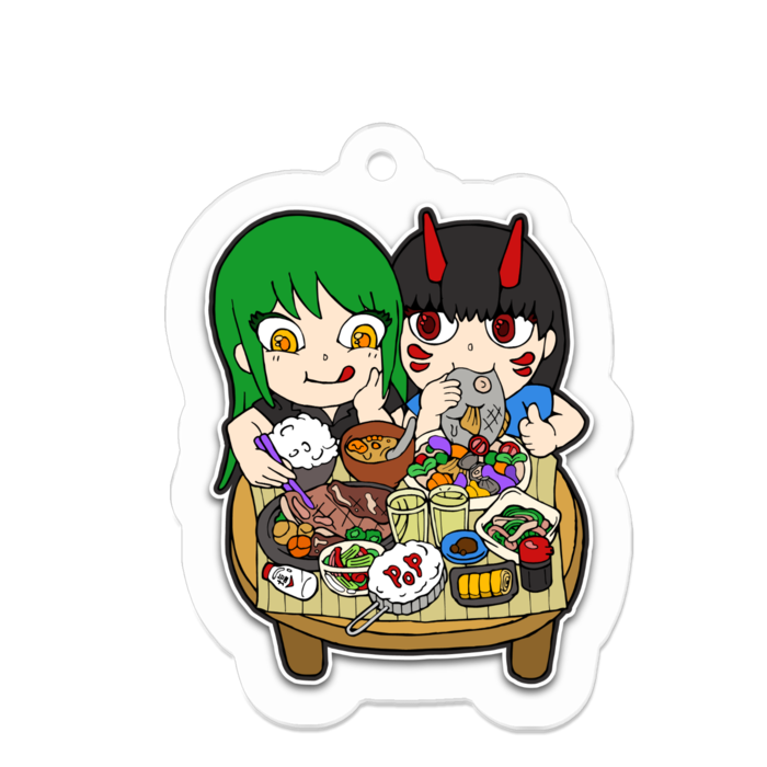 アクリルキーホルダー - 50 x 50 (mm)