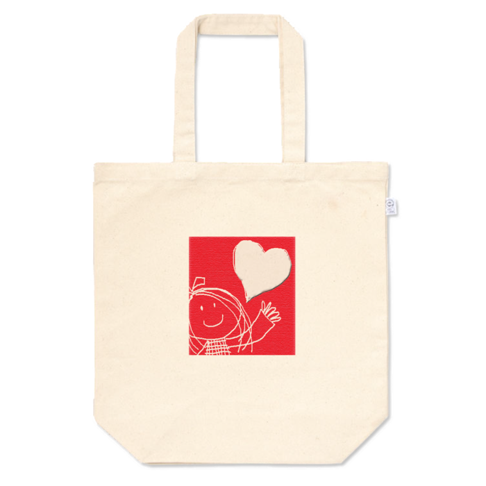 トートバッグ - M - プリント面積小・メッセージ