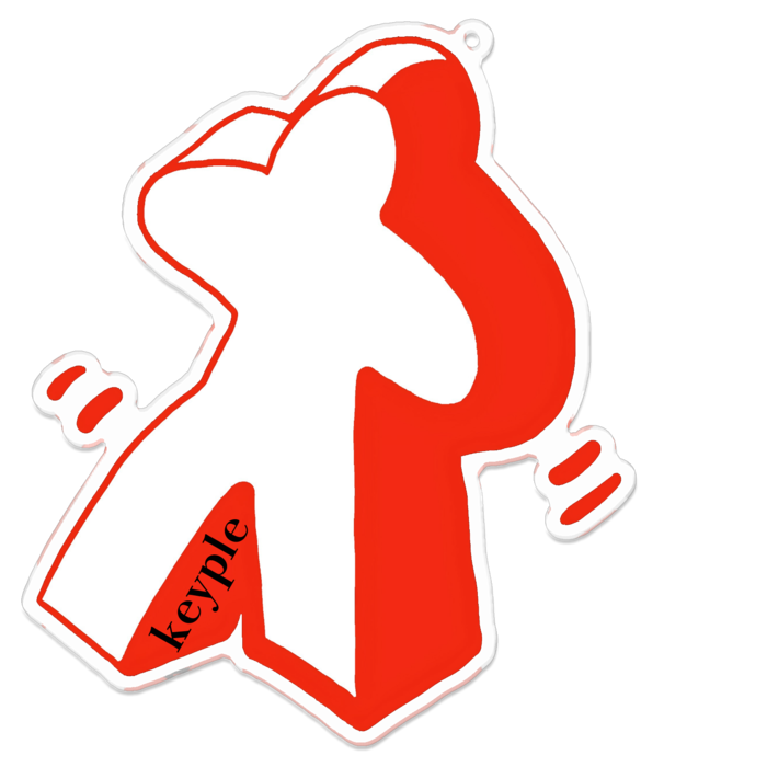 アクリルキーホルダー - 100 x 100 (mm)