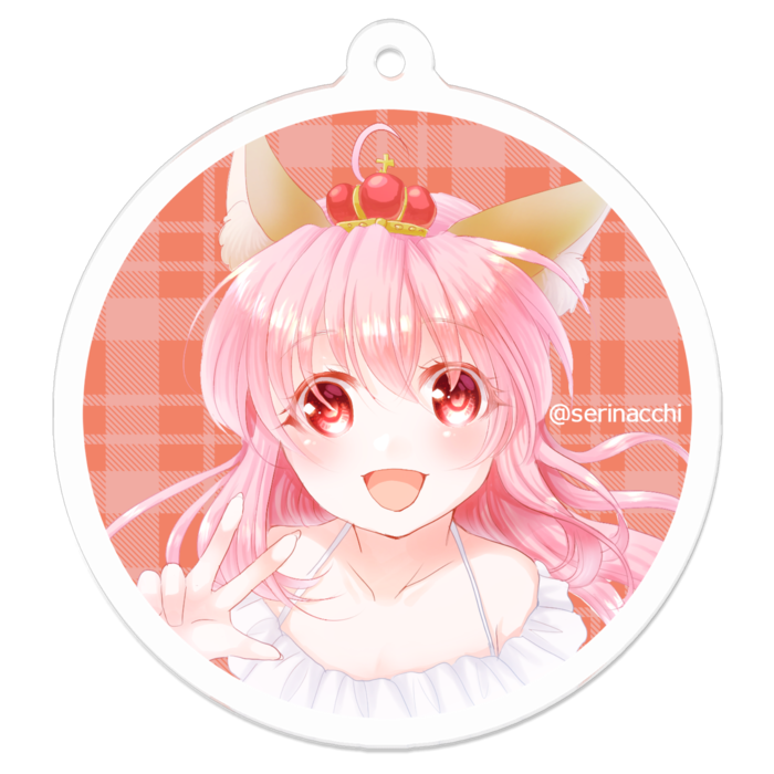 アクリルキーホルダー - 50 x 50 (mm)