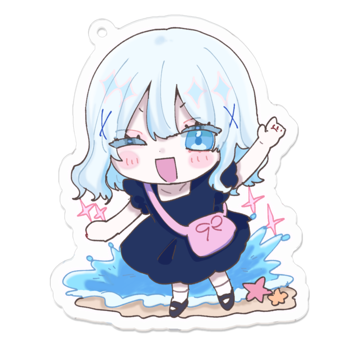 アクリルキーホルダー - 70 x 70 (mm)