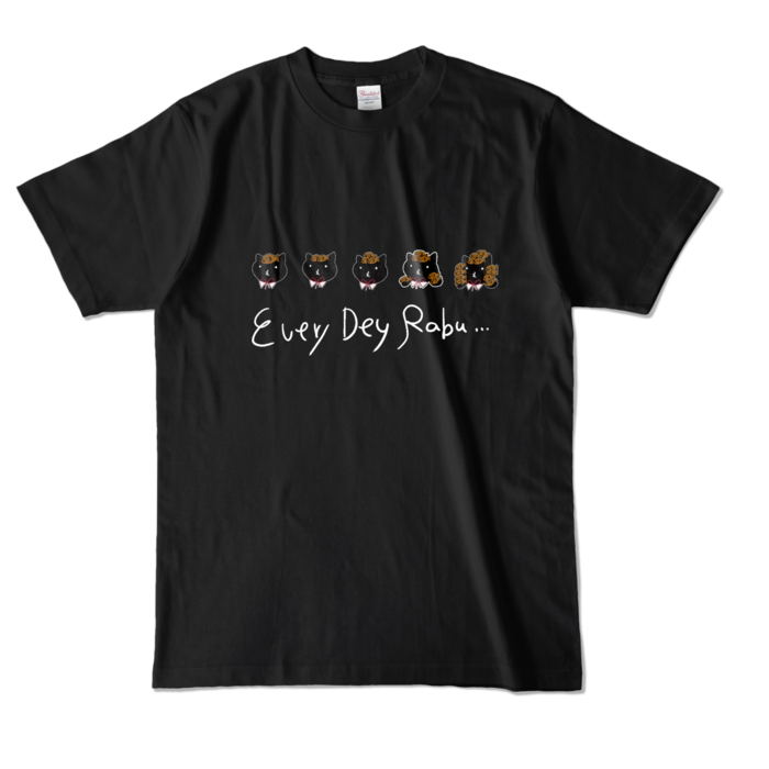 カラーTシャツ - L - ブラック (濃色)