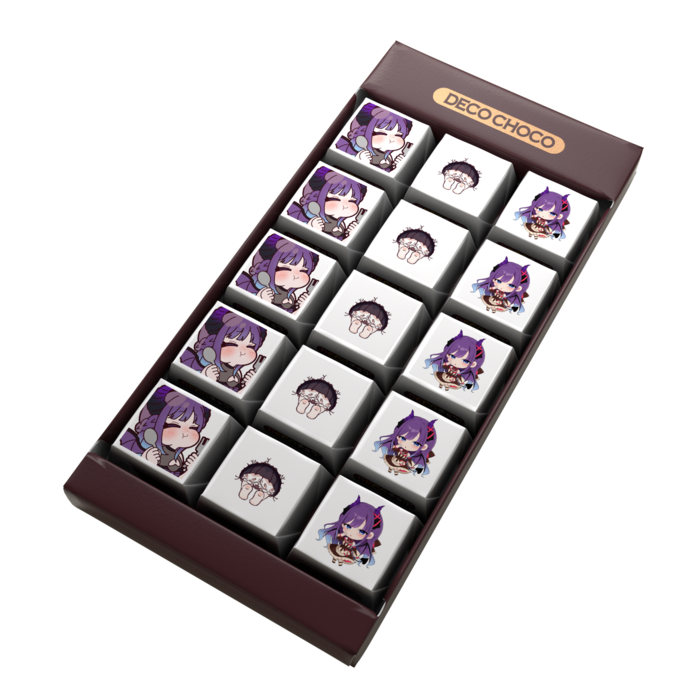 DECOチョコ - 列ごとにデザイン