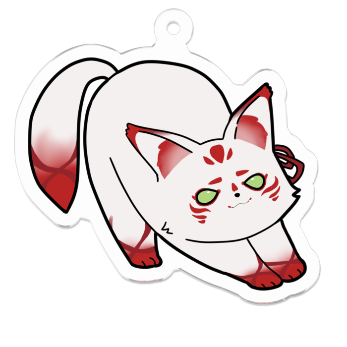 【アクリルキーホルダー - 50 x 50 (mm)】琅玕