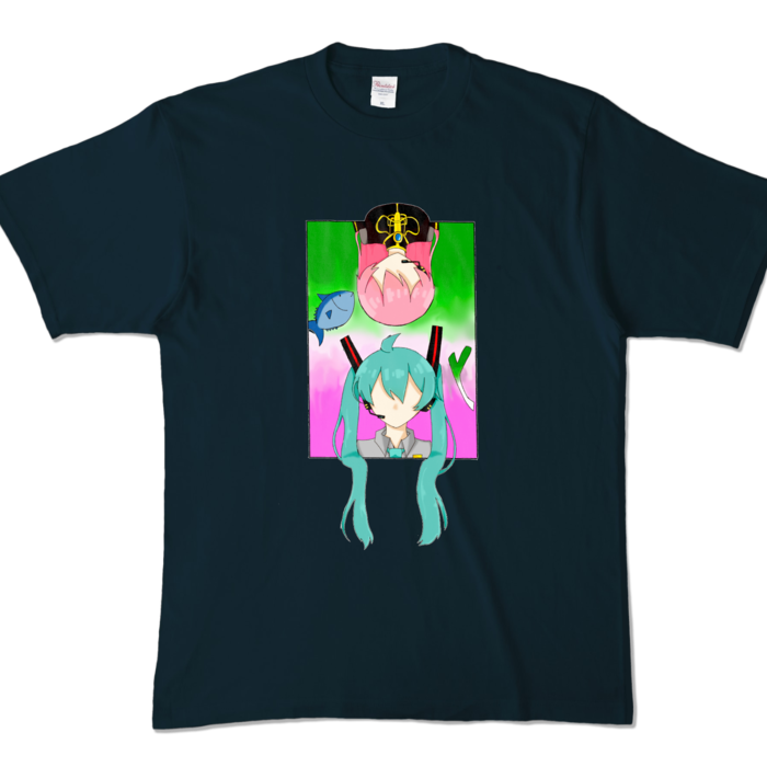 カラーTシャツ - XL - ネイビー (濃色)