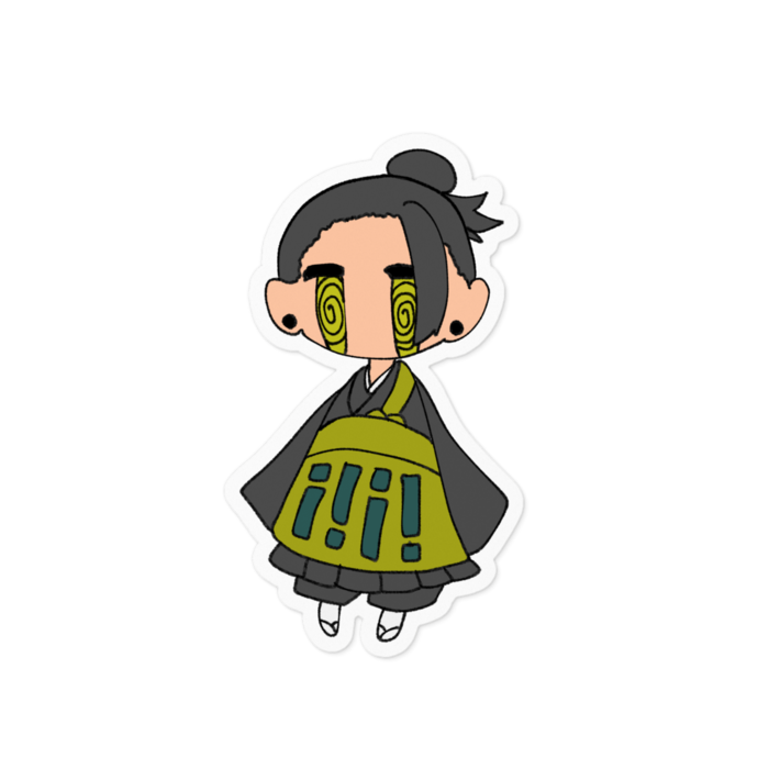 ステッカー - 100 x 100 (mm)