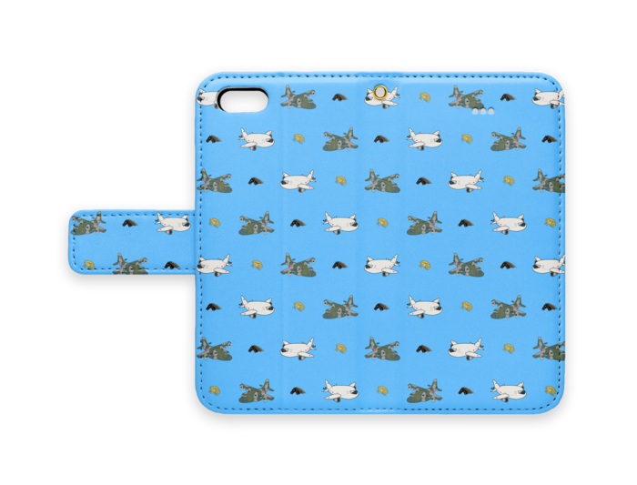 手帳型iPhoneケース - iPhone 5 / SE - ストラップ穴 あり