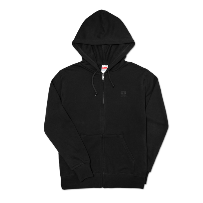 ジップパーカー - S - ブラック