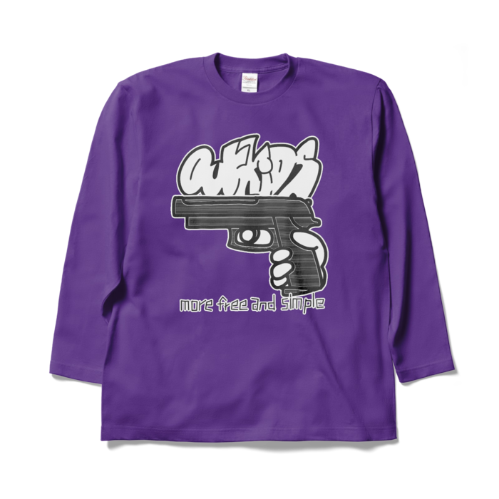 ロングスリーブTシャツ - XL - パープル