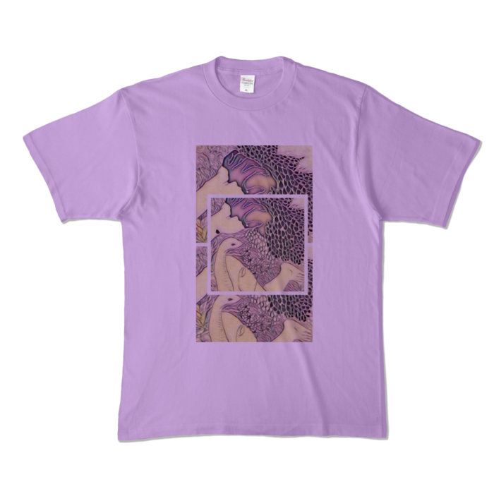 カラーTシャツ - XL - ライトパープル (淡色)