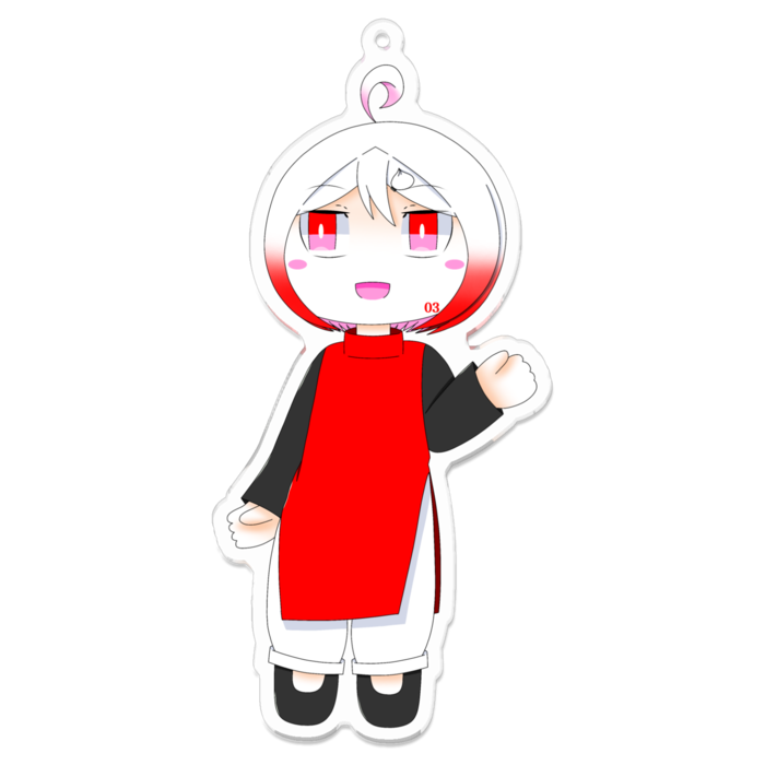 アクリルキーホルダー - 100 x 100 (mm)