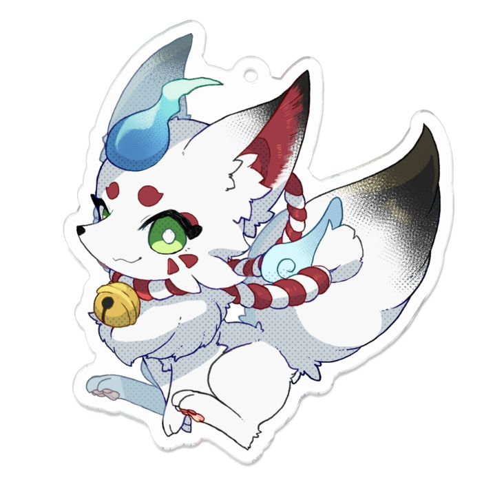 アクリルキーホルダー（コーティング） - 70 x 70 (mm)