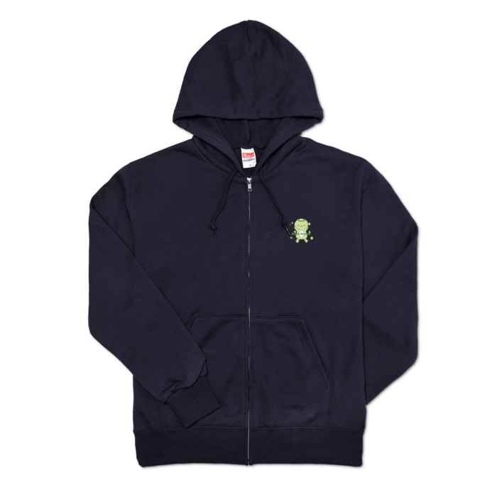 ジップパーカー - M - 左胸(4)