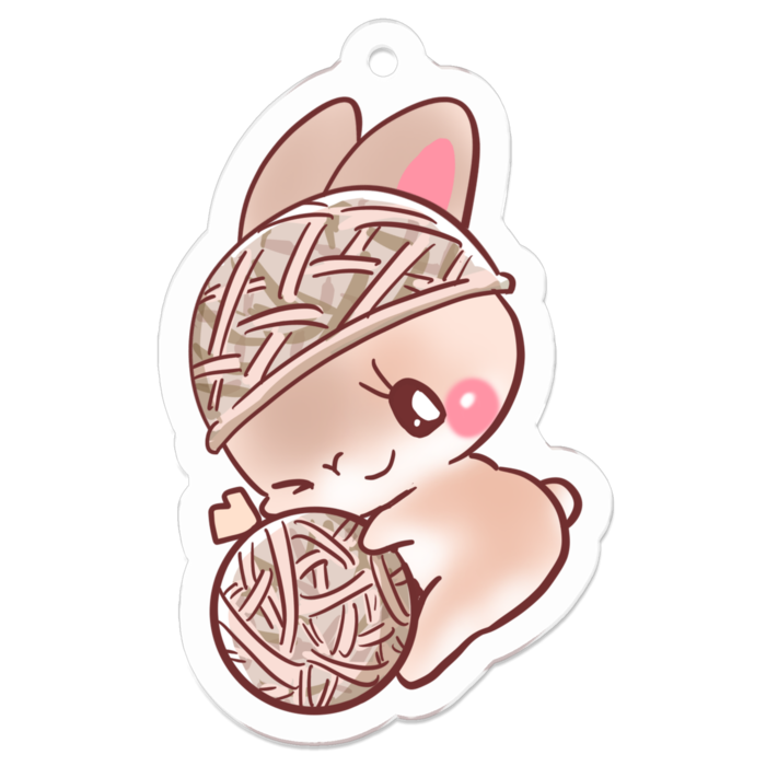 アクリルキーホルダー - 50 x 50 (mm)