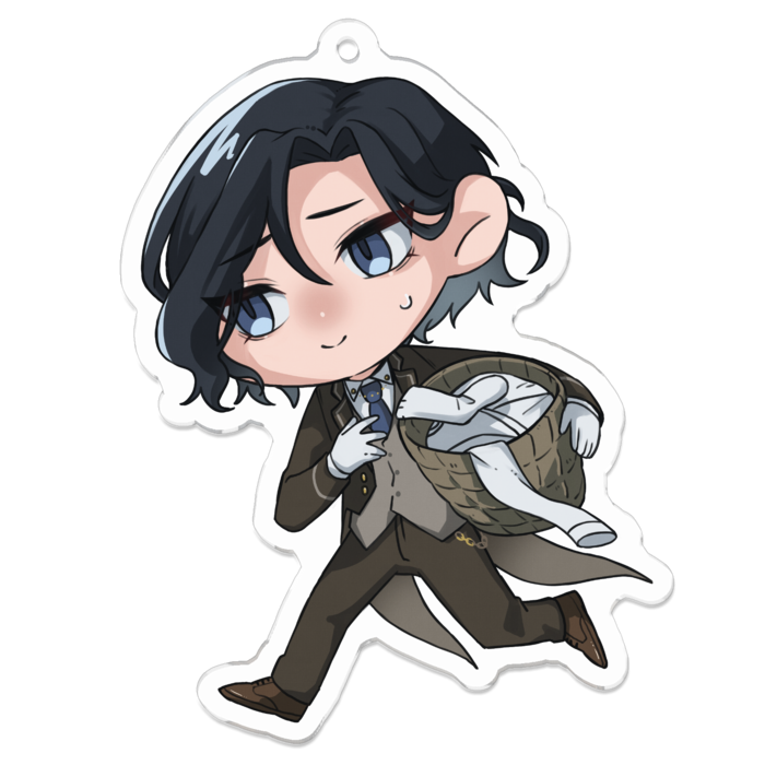 アクリルキーホルダー（コーティング） - 70 x 70 (mm)