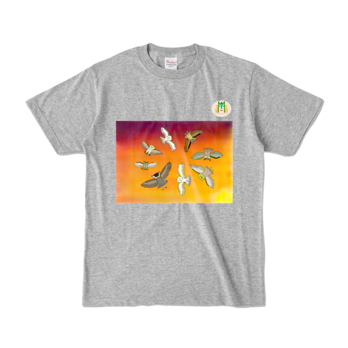 カラーTシャツ - S - 杢グレー (濃色)