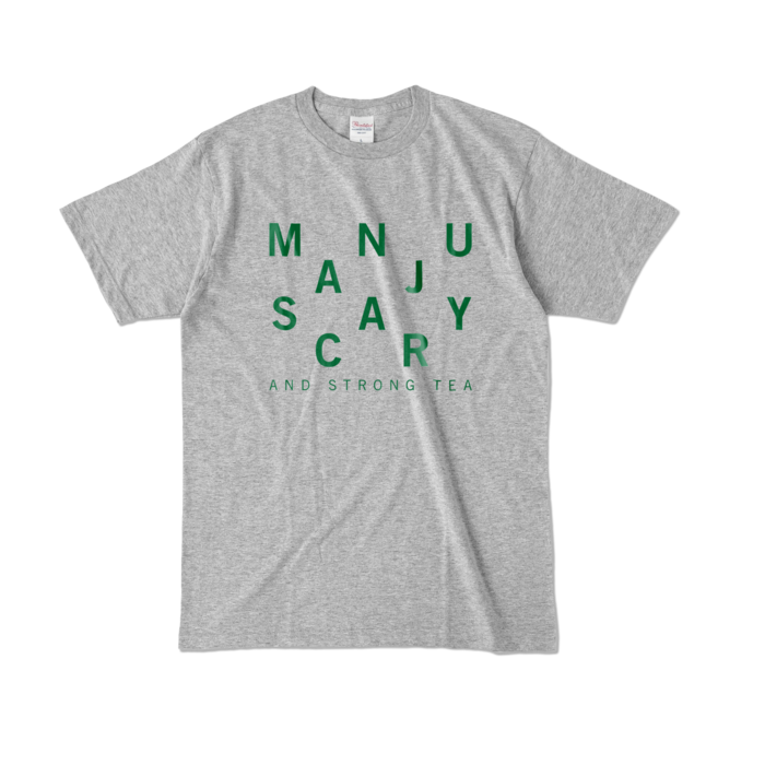 カラーTシャツ - L - 杢グレー (濃色)