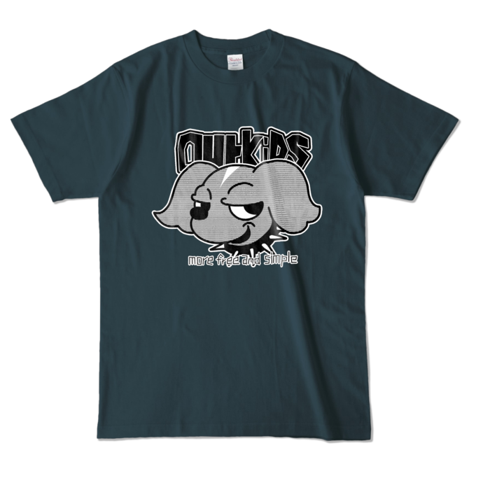 カラーTシャツ - L - デニム (濃色)