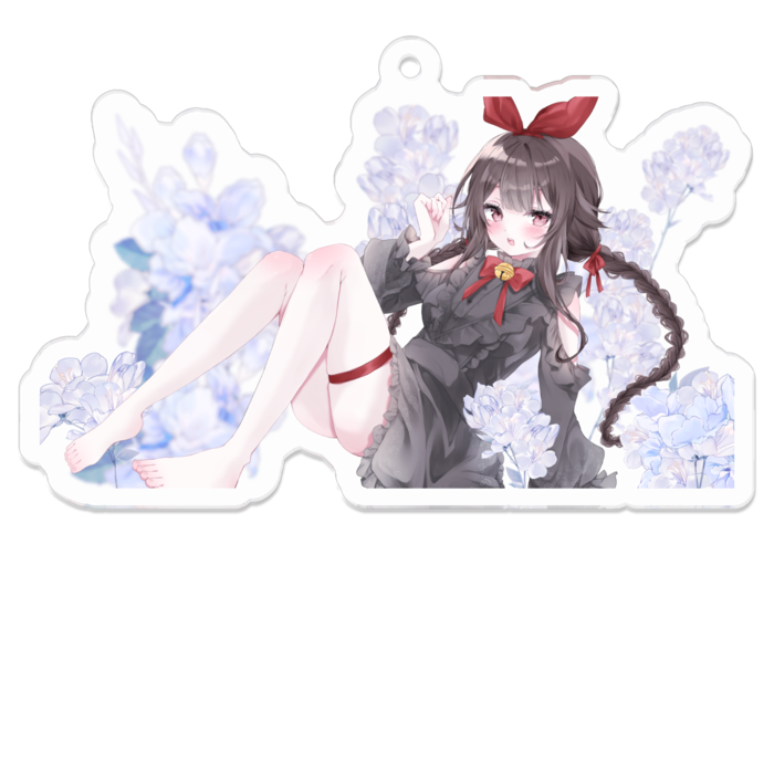 70 x 70 (mm)鈴付きリボン