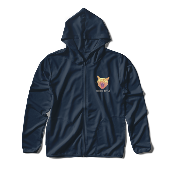 ジップパーカー - S - ネイビー