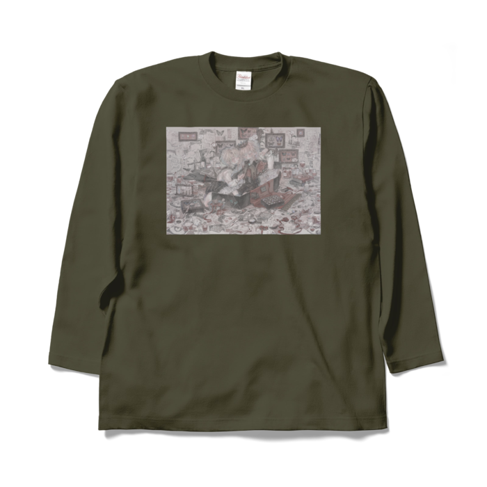 ロングスリーブTシャツ - XL - アーミーグリーン