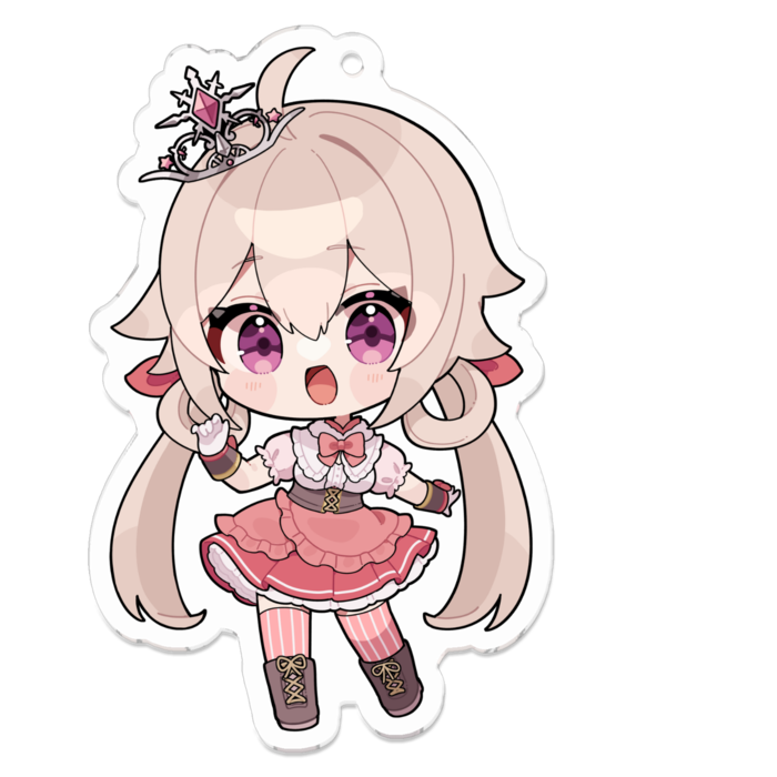 アクリルキーホルダー - 70 x 70 (mm)