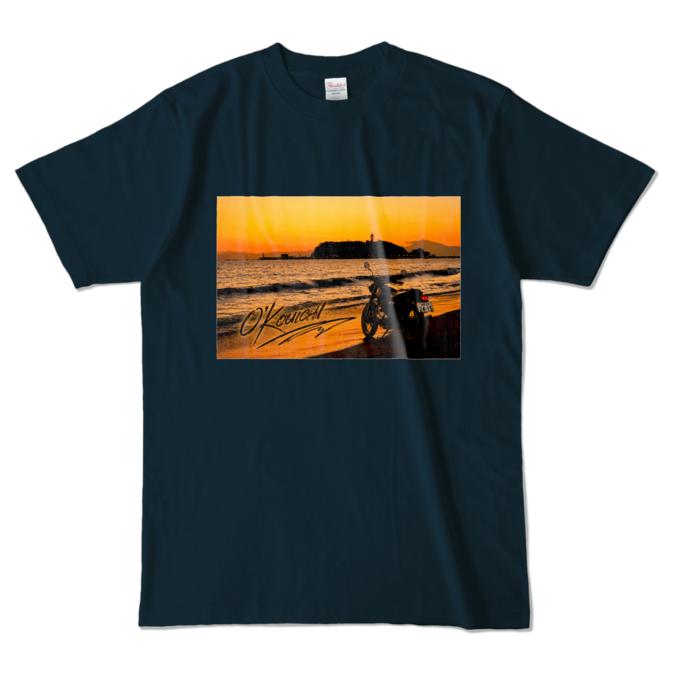 カラーTシャツ - L - ネイビー (濃色)