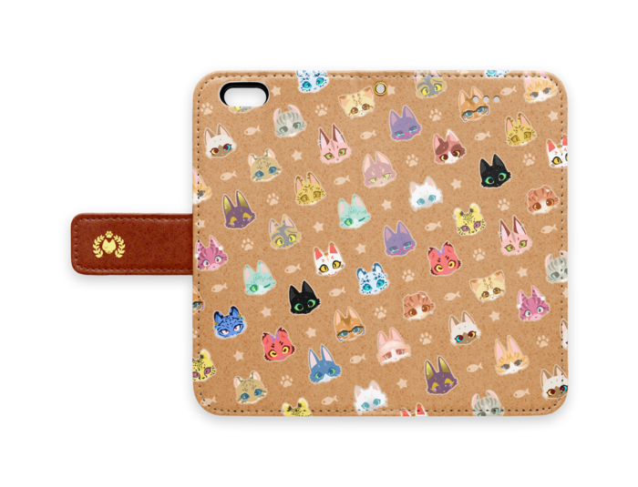 キャメル - iPhone 6 / 6s - ストラップ穴 あり