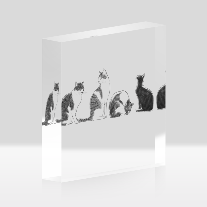 アクリルブロック - 100x100mm