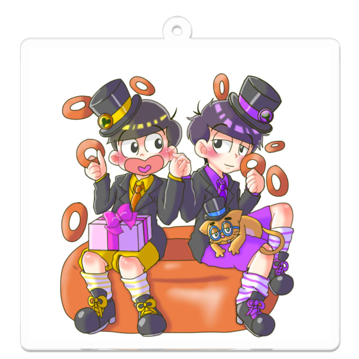 アクリルキーホルダー - 70 x 70 (mm)