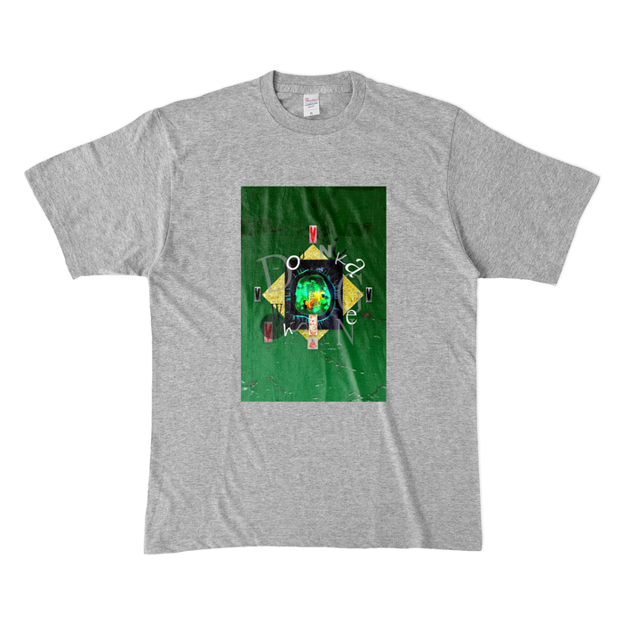 カラーTシャツ(濃色) - XL - 杢グレー