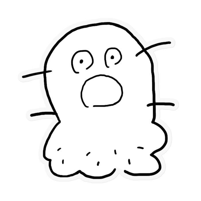 ステッカー　透明