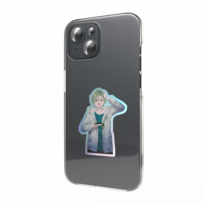 オーロラスマホステッカー - 縦