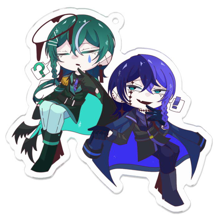 アクリルキーホルダー（コーティング） - 70 x 70 (mm)