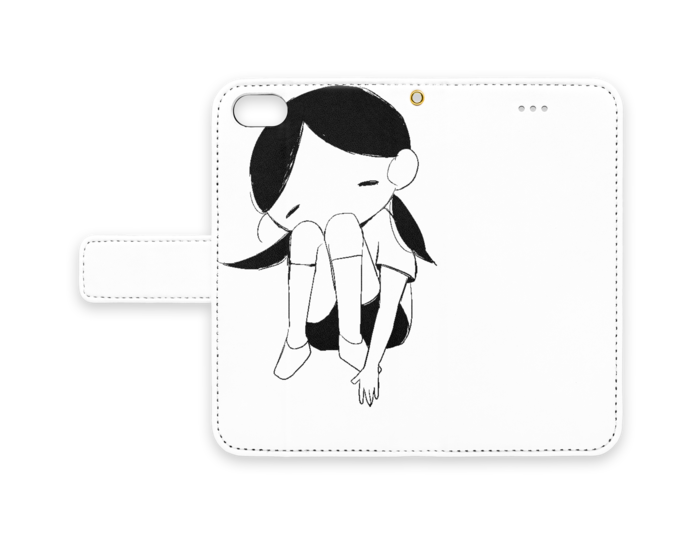 手帳型iPhoneケース - iPhone 8 / 7 - ストラップ穴 あり