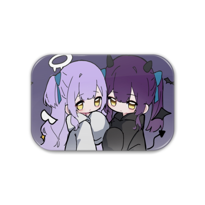 缶バッジ - 角丸 76x51mm