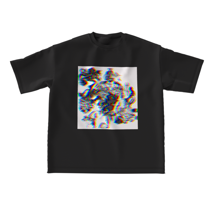 ビッグシルエットTシャツ - L - 正面BK