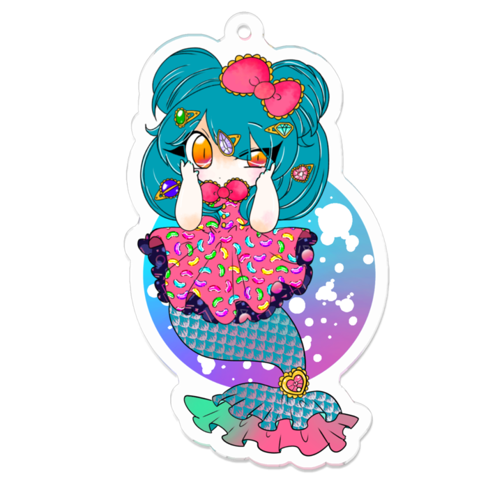 アクリルキーホルダー - 70 x 70 (mm)