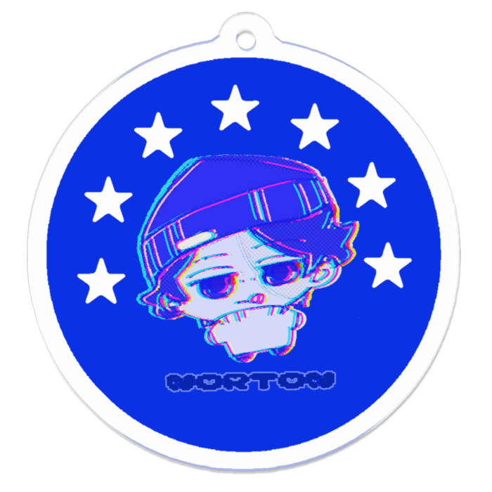 アクリルキーホルダー - 50 x 50 (mm)