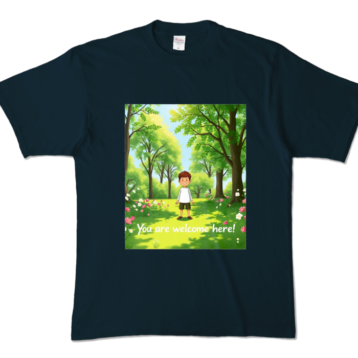 カラーTシャツ - XL - ネイビー (濃色)
