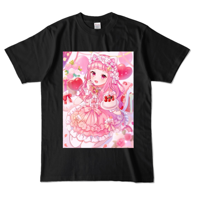 カラーTシャツ - L - ブラック (濃色)