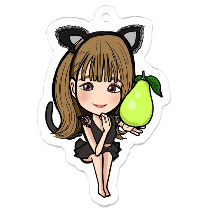 アクリルキーホルダー - 50 x 50 (mm)