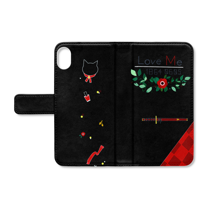 手帳型iPhoneケース - iPhone XR - ストラップ穴 なし